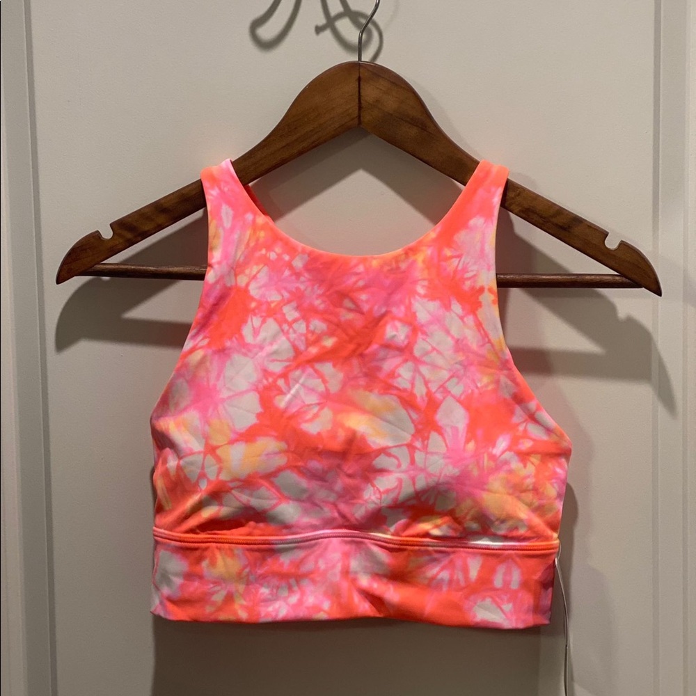 Energy bra high neck long line